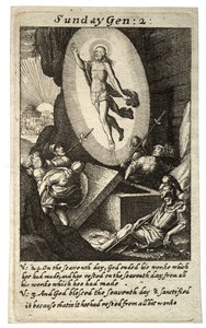 日曜日。状態1 作： Wenceslaus Hollar